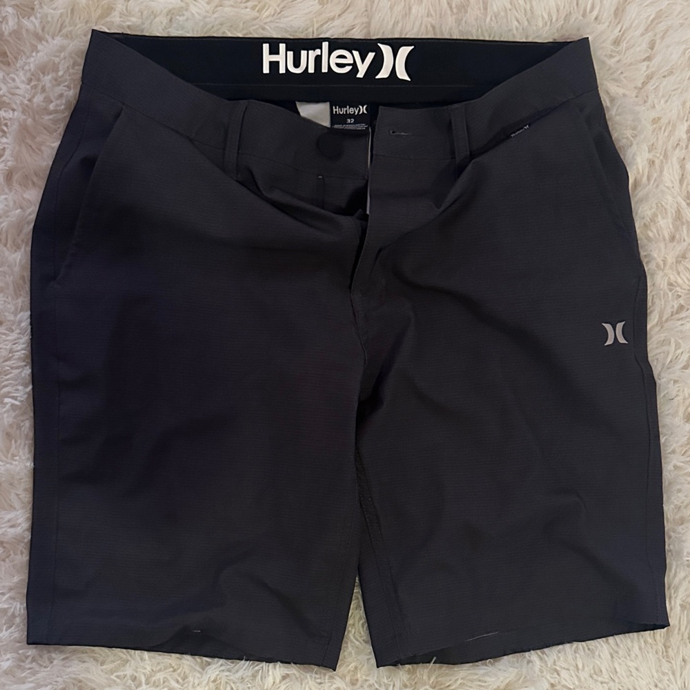 Hurley Men's Dark Gray Athletic Shorts